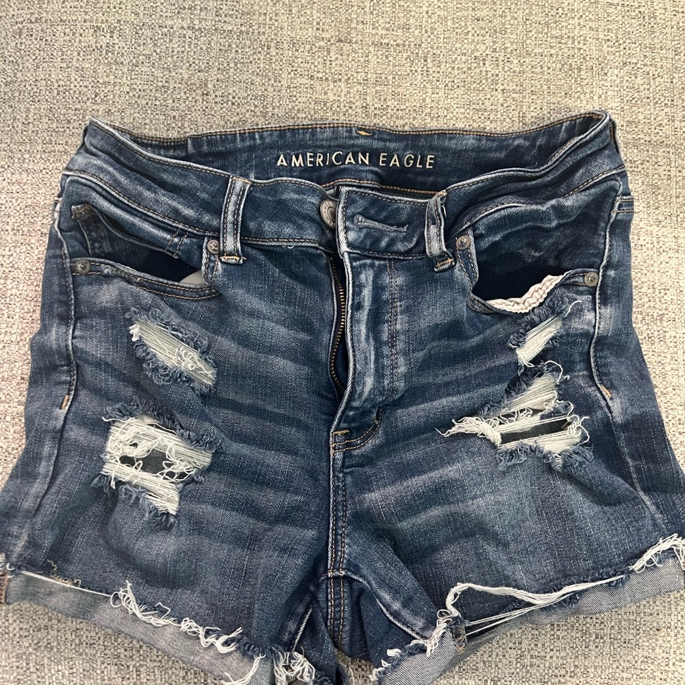 American Eagle Outfitters high rise shorties (2 pairs)